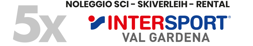 Logo Intersport - 5x in Val gardena