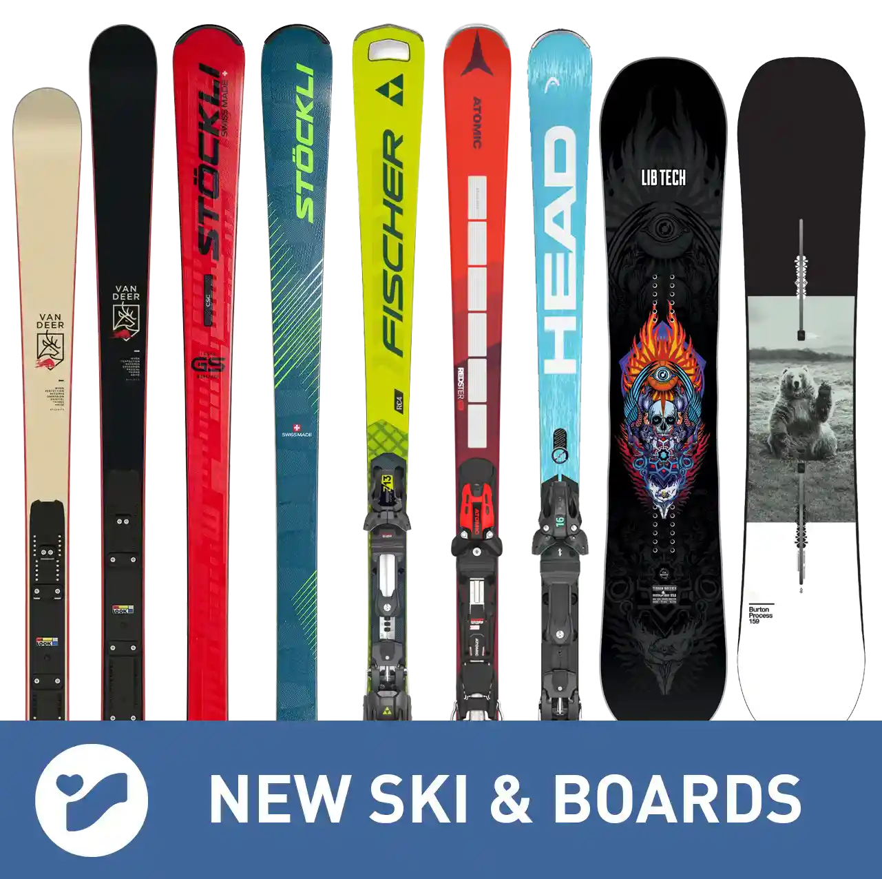 New ski and snowboard winter 2024-25